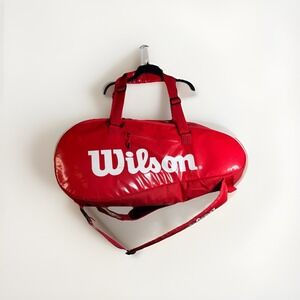 Wilson Super Tour 15 Pack Racquet Bag - Red/White